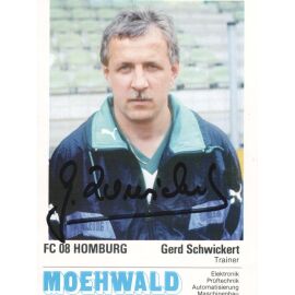 Autogramm Fussball | FC Homburg | 1991 | Gerd SCHWICKERT