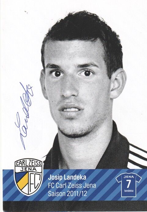 Autogramm Fussball | FC Carl Zeiss Jena | 2011 | Josip LANDEKA