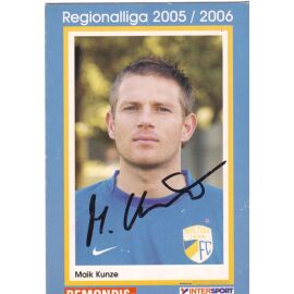 Autogramm Fussball | FC Carl Zeiss Jena | 2005 | Maik KUNZE