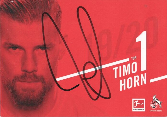 Autogramm Fussball | 1. FC Köln | 2019 | Timo HORN