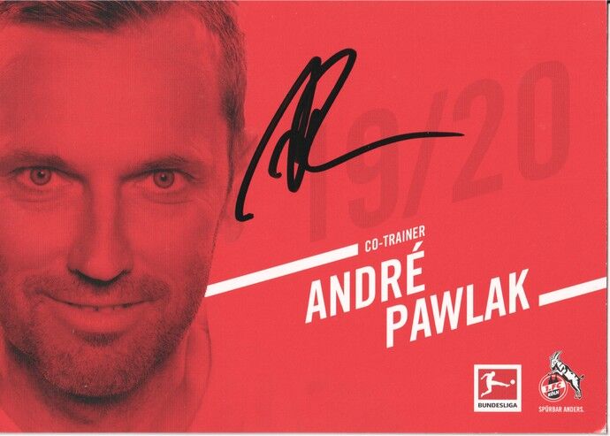 Autogramm Fussball | 1. FC Köln | 2019 | Andre PAWLAK