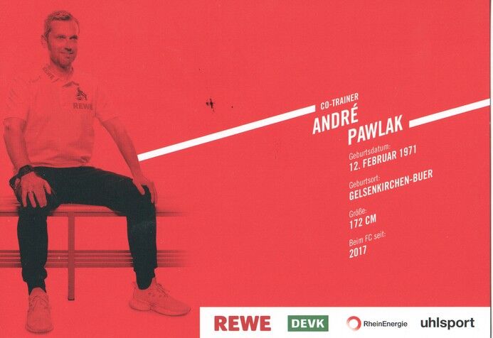 Autogramm Fussball | 1. FC Köln | 2019 | Andre PAWLAK