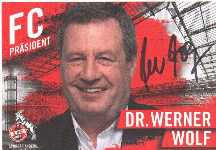 Autogramm Fussball | 1. FC Köln | 2020 | Werner WOLF