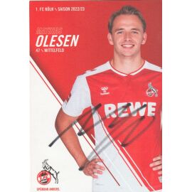 Autogramm Fussball | 1. FC Köln | 2022 | Mathias OLESEN