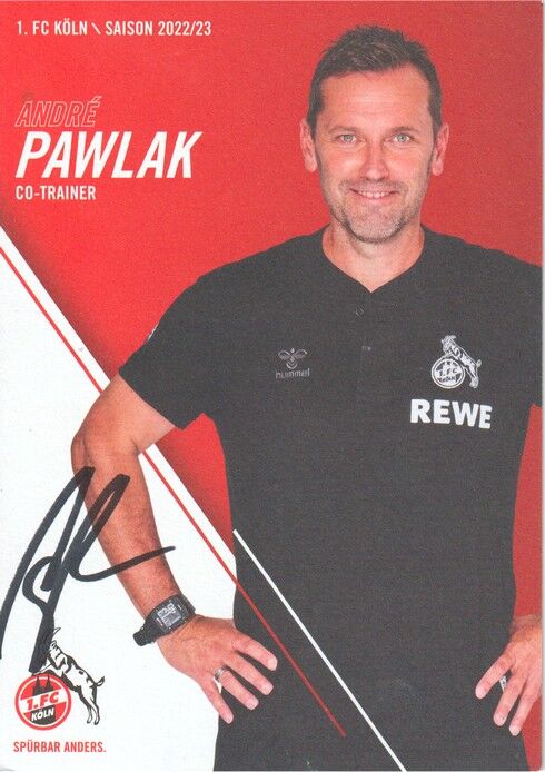 Autogramm Fussball | 1. FC Köln | 2022 | Andre PAWLAK