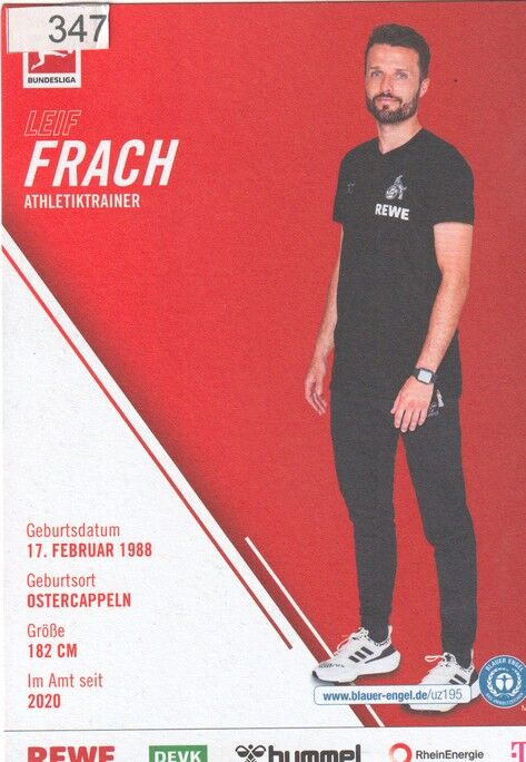 Autogramm Fussball | 1. FC Köln | 2022 | Leif FRACH