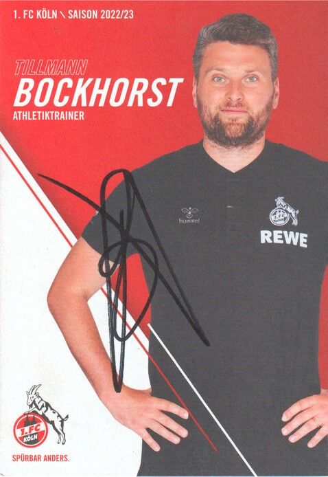 Autogramm Fussball | 1. FC Köln | 2022 | Tillmann BOCKHORST