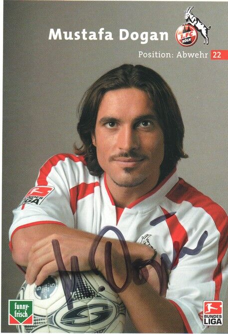 Autogramm Fussball | 1. FC Köln | 2003 | Mustafa DOGAN (2)