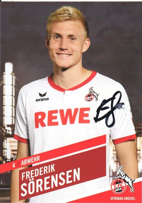 Autogramm Fussball | 1. FC Köln | 2015 | Frederik SÖRENSEN