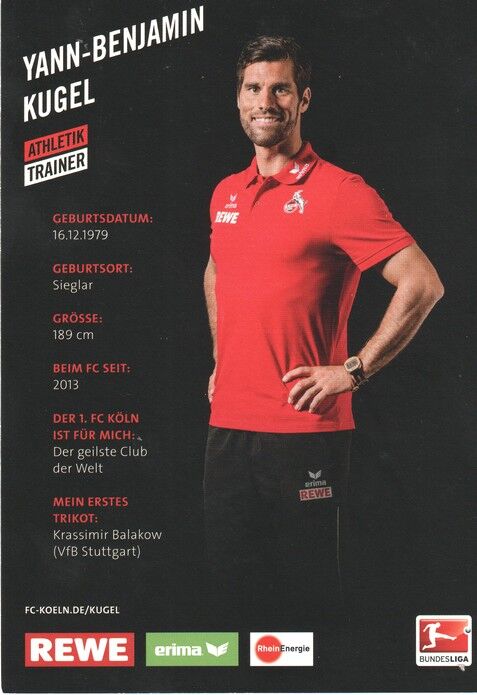 Autogramm Fussball | 1. FC Köln | 2014 | Yann-Benjamin KUGEL