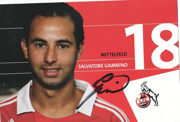 Autogramm Fussball | 1. FC Köln | 2007 | Salvatore GAMBINO