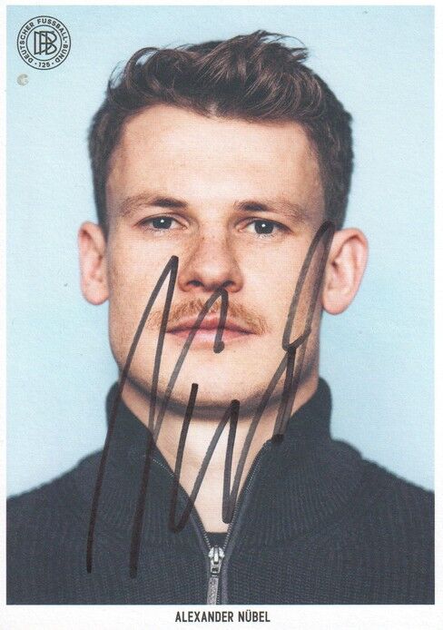 Autogramm Fussball | DFB | 2025 Adidas | Alexander NÜBEL