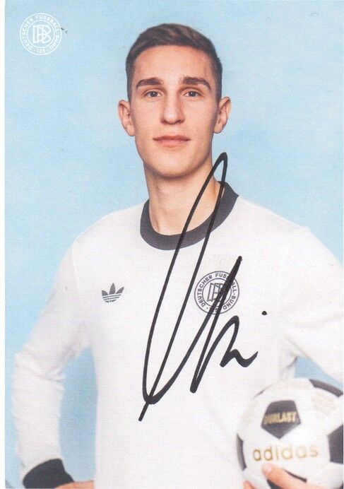 Autogramm Fussball | DFB | 2025 Adidas | Nico SCHLOTTERBECK