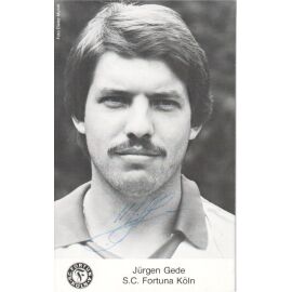 Autogramm Fussball | Fortuna Köln | 1982 | Jürgen GEDE