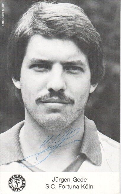 Autogramm Fussball | Fortuna Köln | 1982 | Jürgen GEDE