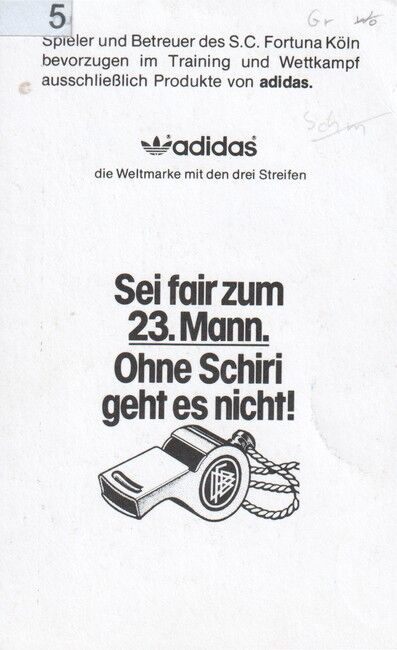 Autogramm Fussball | Fortuna Köln | 1982 | Jürgen GEDE