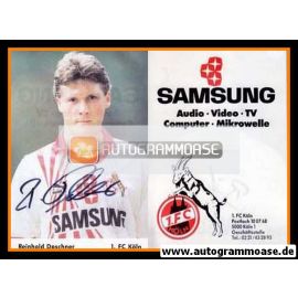 Autogramm Fussball | 1. FC Köln | 1990 | Reinhold DASCHNER