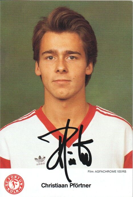 Autogramm Fussball | Fortuna Köln | 1986 | Christiaan PFÖRTNER
