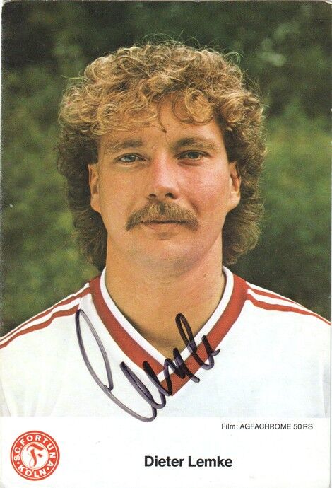 Autogramm Fussball | Fortuna Köln | 1985 | Dieter LEMKE