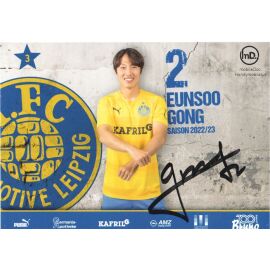 Autogramm Fussball | BSG Chemie Leipzig | 2022 | Eunsoo GONG