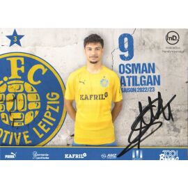 Autogramm Fussball | BSG Chemie Leipzig | 2022 | Osman ATILGAN