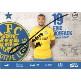 Autogramm Fussball | BSG Chemie Leipzig | 2022 | Eric VOUFACK