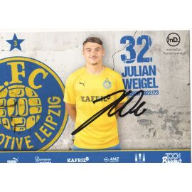 Autogramm Fussball | BSG Chemie Leipzig | 2022 | Julian WEIGEL