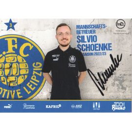 Autogramm Fussball | BSG Chemie Leipzig | 2022 | Silvio SCHOENKE