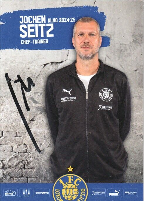 Autogramm Fussball | Lokomotive Leipzig | 2024 | Jochen SEITZ
