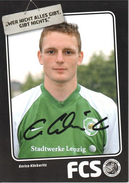 Autogramm Fussball | Sachsen Leipzig | 2005 | Enrico KÖCKERITZ