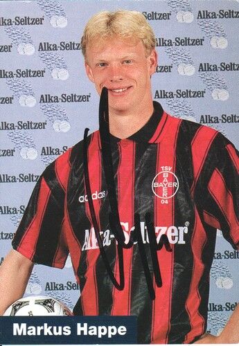 Autogramm Fussball | Bayer Leverkusen | 1995 | Markus HAPPE