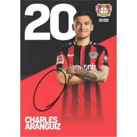 Autogramm Fussball | Bayer Leverkusen | 2021 | Charles ARANGUIZ