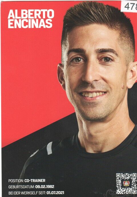 Autogramm Fussball | Bayer Leverkusen | 2021 | Alberto ENCINAS