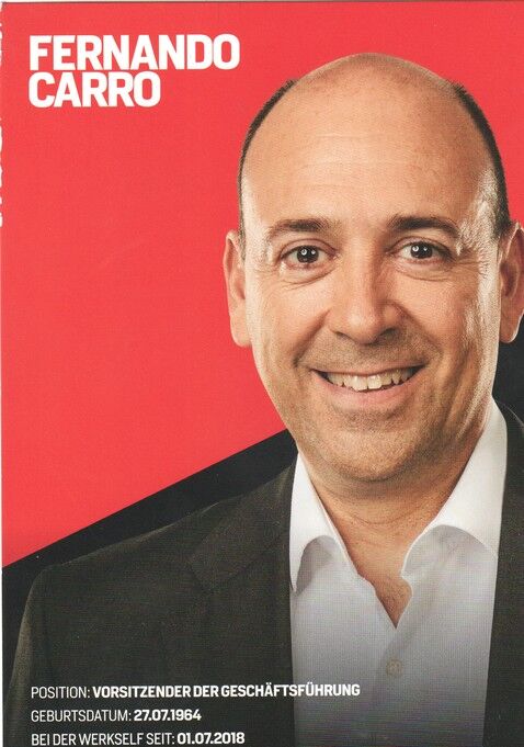Autogramm Fussball | Bayer Leverkusen | 2021 | Fernando CARRO