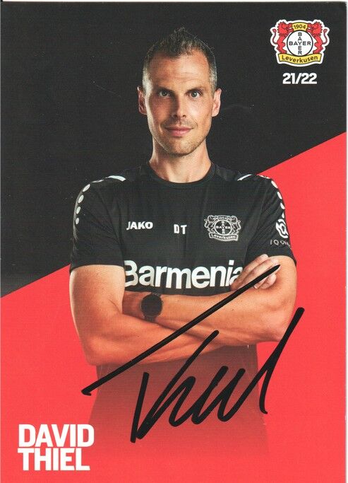 Autogramm Fussball | Bayer Leverkusen | 2021 | David THIEL