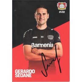 Autogramm Fussball | Bayer Leverkusen | 2021 | Gerardo SEOANE