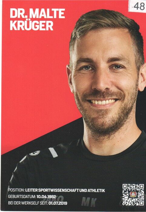 Autogramm Fussball | Bayer Leverkusen | 2021 | Malte KRÜGER