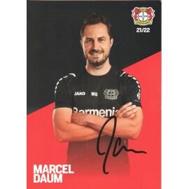 Autogramm Fussball | Bayer Leverkusen | 2021 | Marcel DAUM