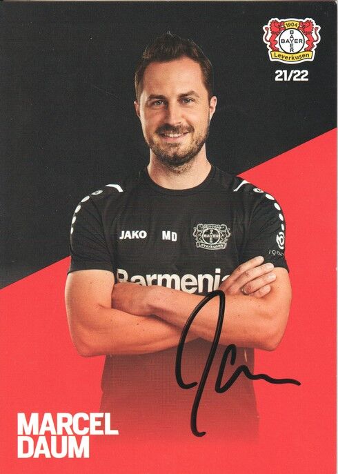 Autogramm Fussball | Bayer Leverkusen | 2021 | Marcel DAUM