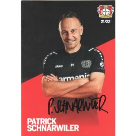Autogramm Fussball | Bayer Leverkusen | 2021 | Patrick SCHNARWILER