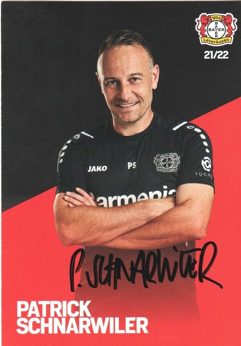 Autogramm Fussball | Bayer Leverkusen | 2021 | Patrick SCHNARWILER