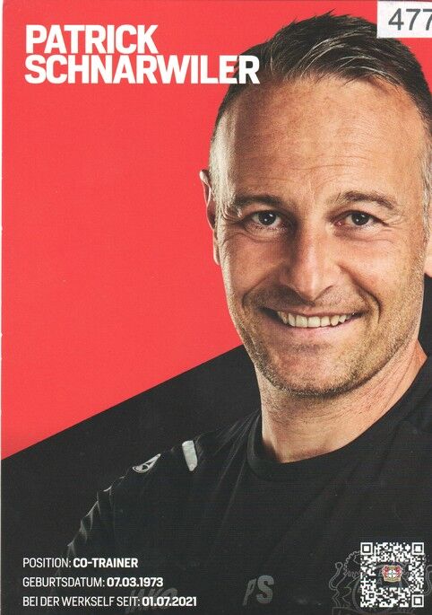 Autogramm Fussball | Bayer Leverkusen | 2021 | Patrick SCHNARWILER