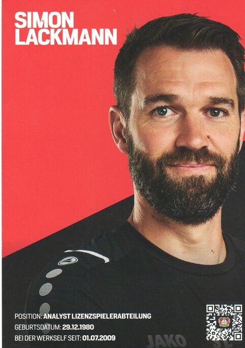 Autogramm Fussball | Bayer Leverkusen | 2021 | Simon LACKMANN