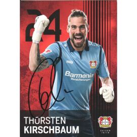 Autogramm Fussball | Bayer Leverkusen | 2018 | Thorsten KIRSCHBAUM