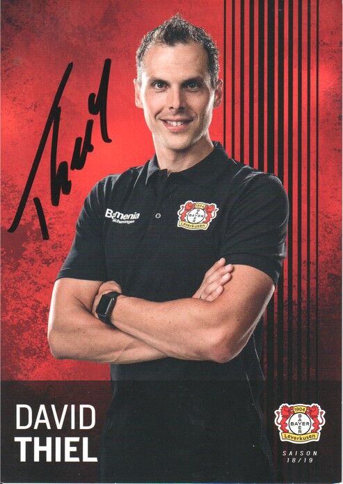 Autogramm Fussball | Bayer Leverkusen | 2018 | David THIEL