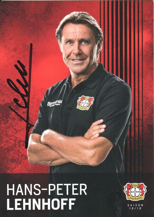 Autogramm Fussball | Bayer Leverkusen | 2018 | Hans-Peter LEHNHOFF