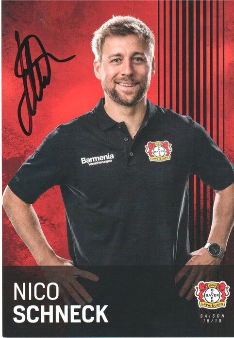 Autogramm Fussball | Bayer Leverkusen | 2018 | Nico SCHNECK
