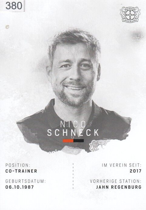 Autogramm Fussball | Bayer Leverkusen | 2018 | Nico SCHNECK