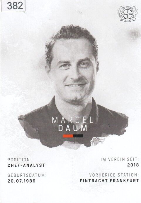 Autogramm Fussball | Bayer Leverkusen | 2018 | Marcel DAUM