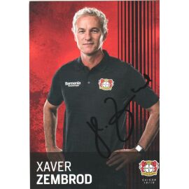 Autogramm Fussball | Bayer Leverkusen | 2018 | Xaver ZEMBROD